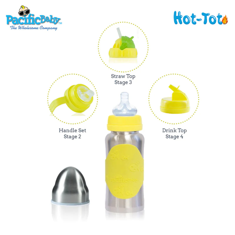 Stainless Steel Baby Bottle 7oz