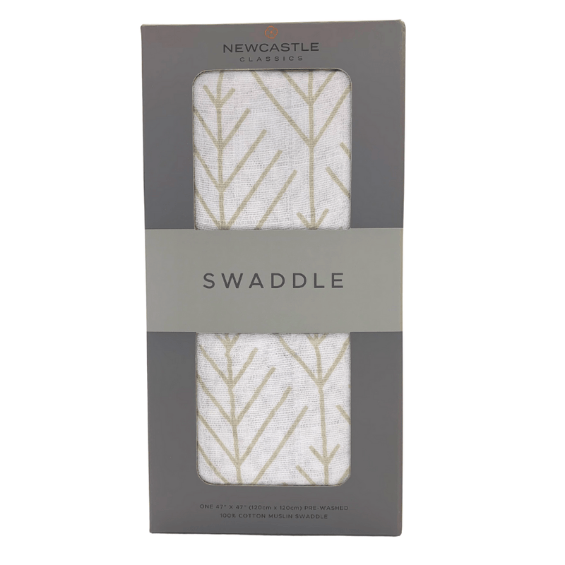 Natural Cotton Swaddle - Fawn & Doe Baby Co.