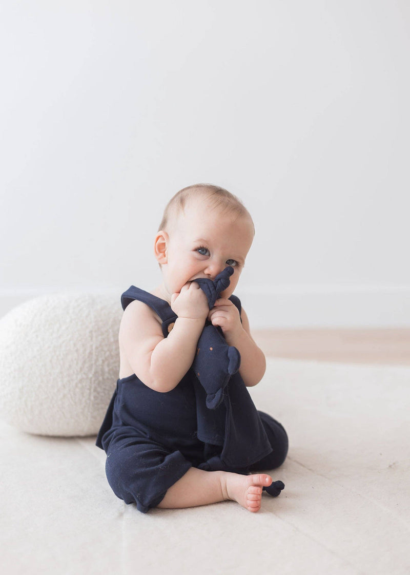 Brushed Bear Lovey | Deep Blue