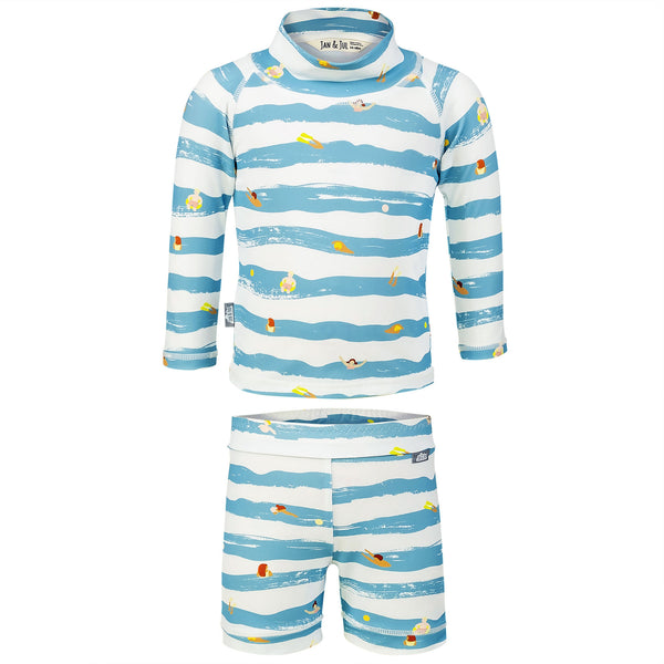 Sun Protection Shirt and Shorts Bathing Suit Set - Waterplay