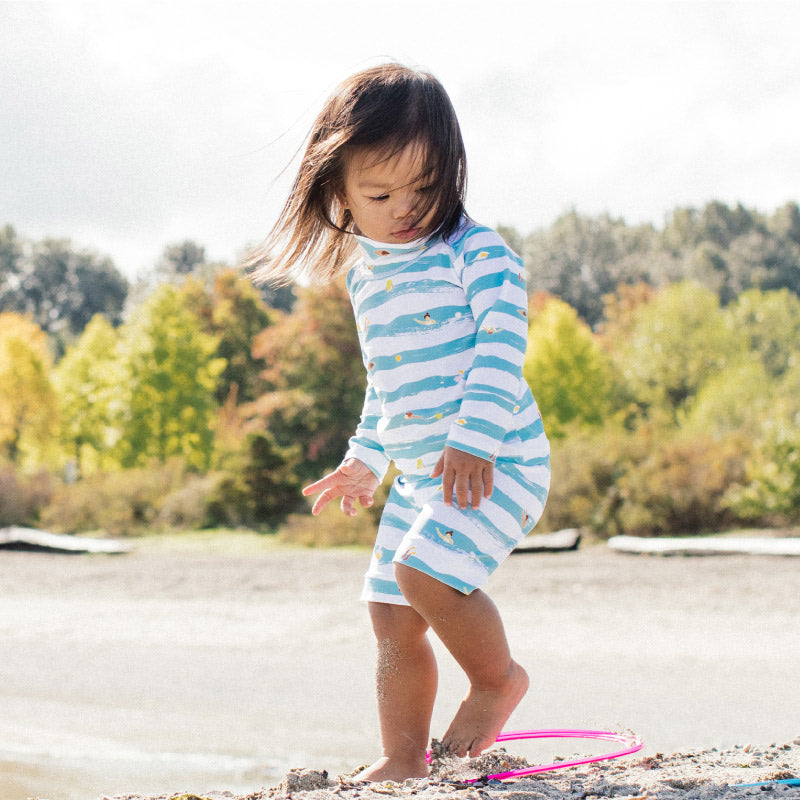 Sun Protection Shirt and Shorts Bathing Suit Set - Waterplay