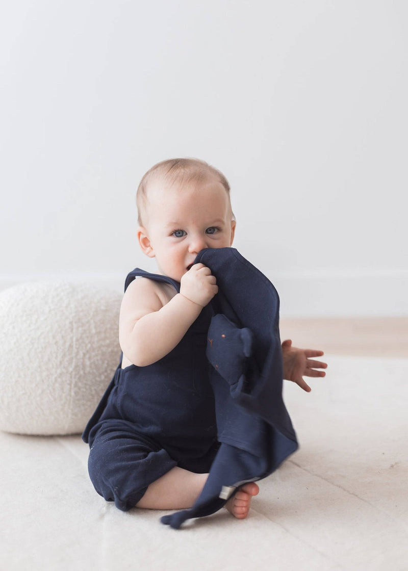 Brushed Bear Lovey | Deep Blue