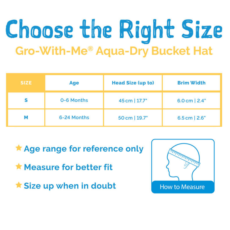 Aqua Dry Bucket Hat - Blue Plaid 🇨🇦 - Fawn & Doe Baby Co.
