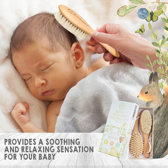 Baby Hair Brush and Comb Set - Fawn & Doe Baby Co.