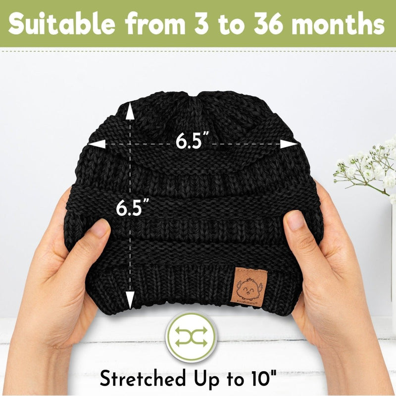 Baby Knitted Beanie 3-Pack (Urban) - Fawn & Doe Baby Co.