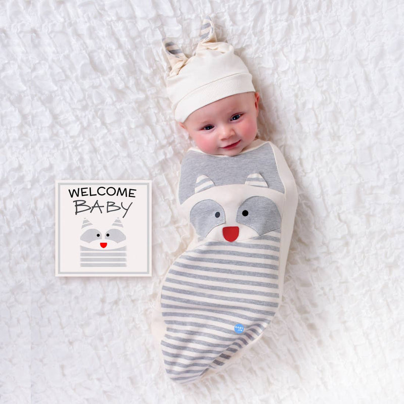 Baby Sleep Sack - Racoon Baby - Fawn & Doe Baby Co.