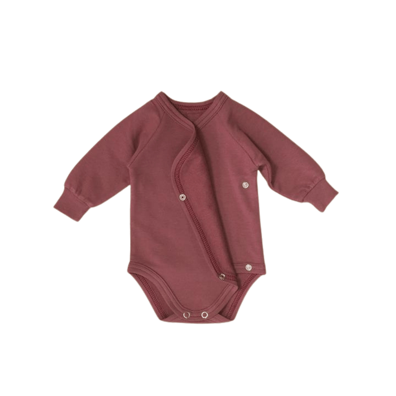 Bamboo Layette Body Suit, Pants and Hugger Hat - Wild Currant - Fawn & Doe Baby Co.