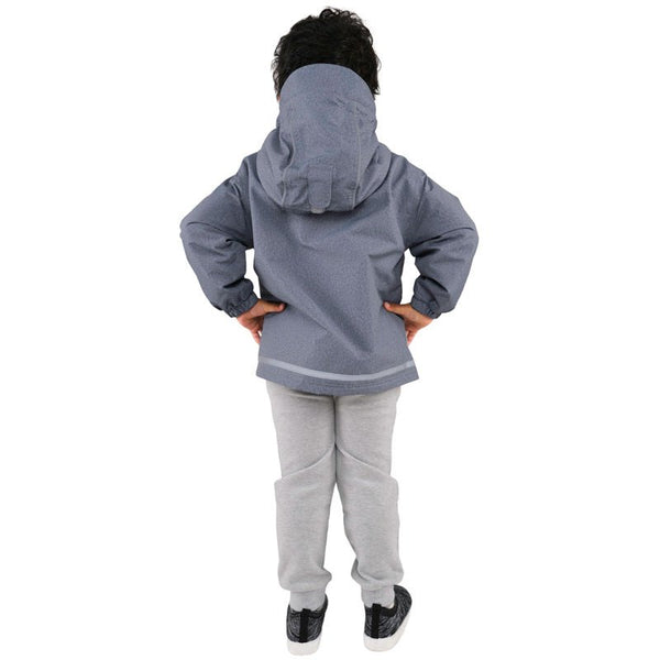 Cozy Dry Rain and Snow Jacket - Heather Grey - Fawn & Doe Baby Co.