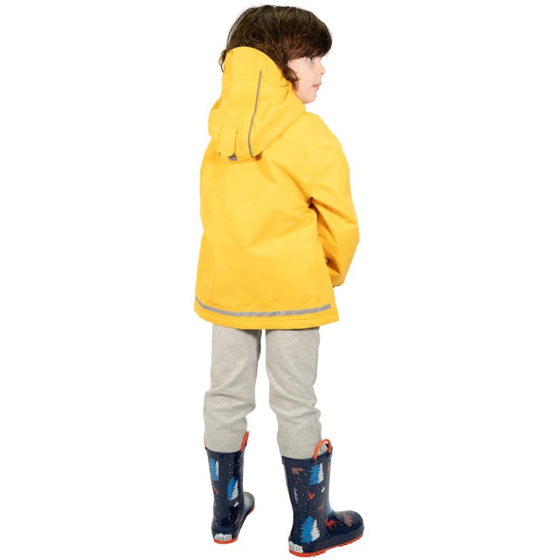 Cozy Dry Rain and Snow Jacket - Yellow - Fawn & Doe Baby Co.