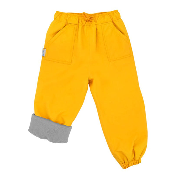 Cozy Dry Rain and Snow Pants - Yellow - Fawn & Doe Baby Co.