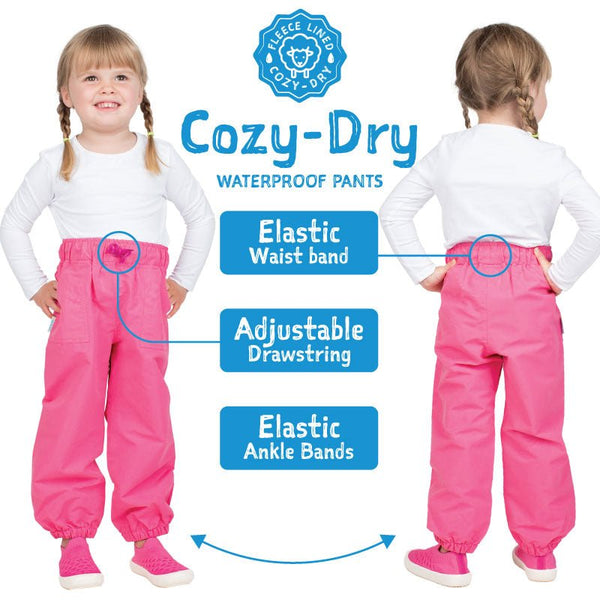 Cozy Dry Rain and Snow Pants - Yellow - Fawn & Doe Baby Co.