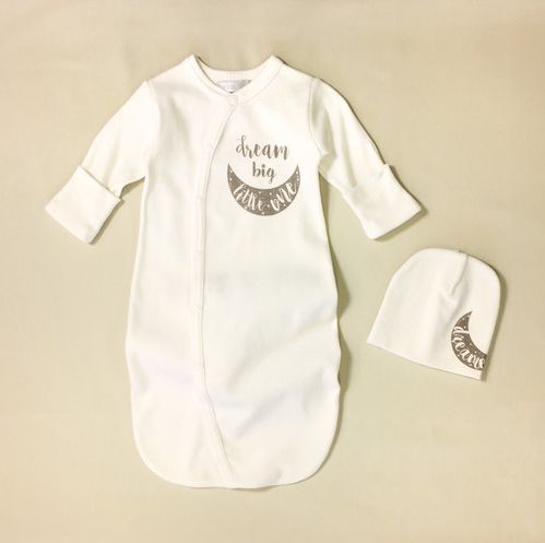 Dream Big Sleep Sack with Matching Hat 🇨🇦 - Fawn & Doe Baby Co.