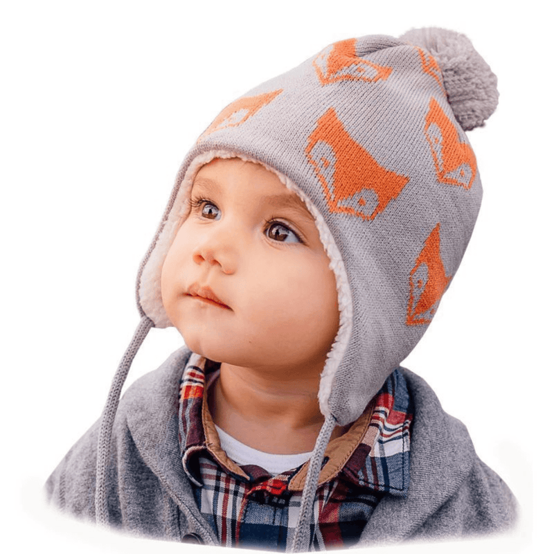 Knit Beanie - Fox - Fawn & Doe Baby Co.