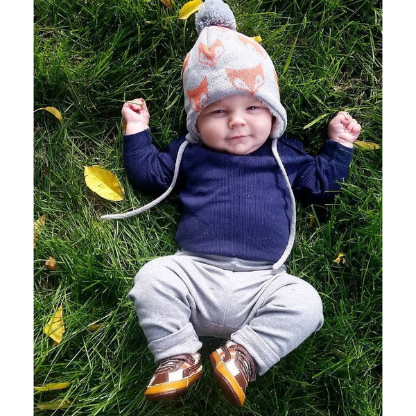 Knit Beanie - Fox - Fawn & Doe Baby Co.