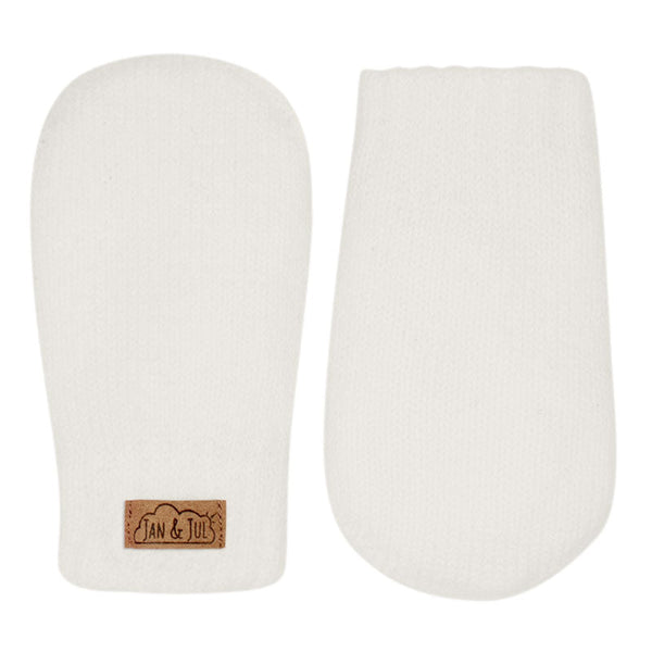 Knit Mittens - Cream - Fawn & Doe Baby Co.