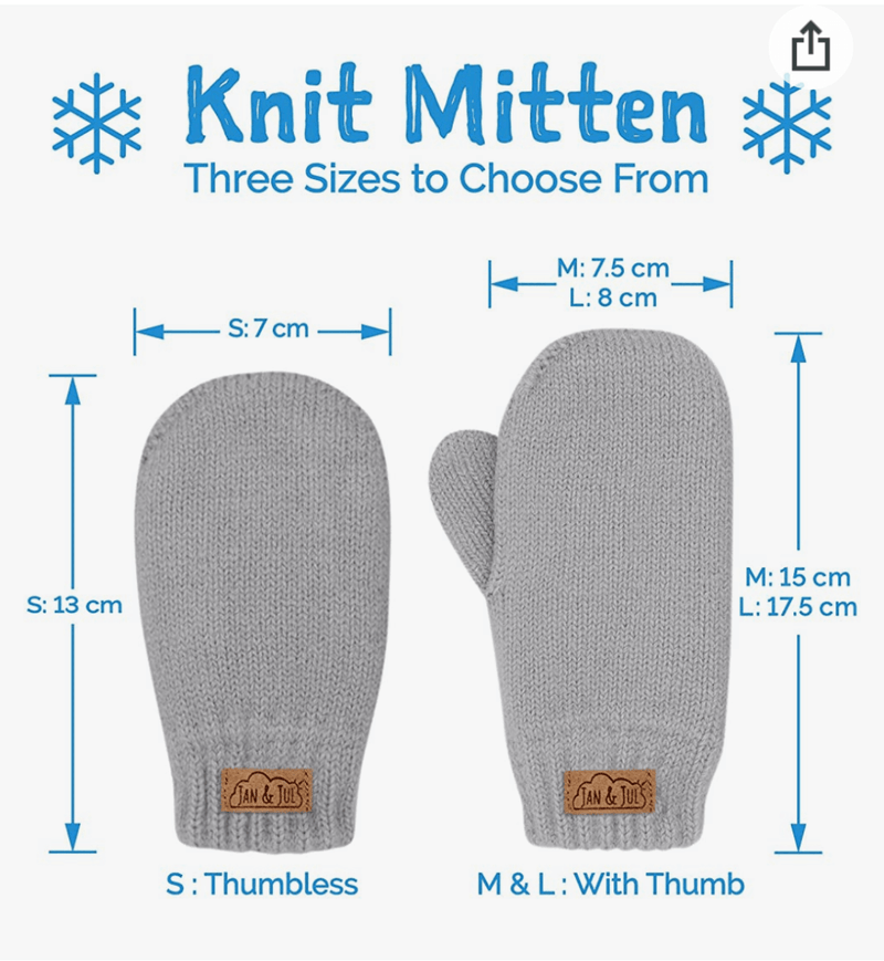 Knit Mittens - Watermelon Pink - Fawn & Doe Baby Co.