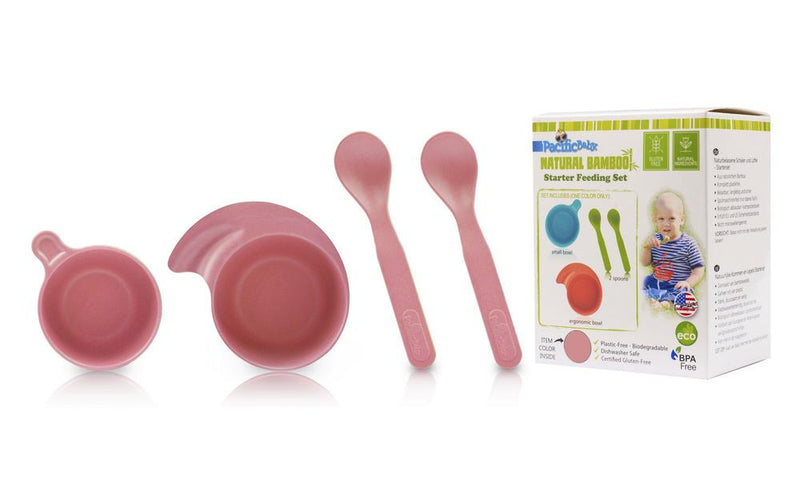 Natural Bamboo Starter Feeding Set - Fawn & Doe Baby Co.